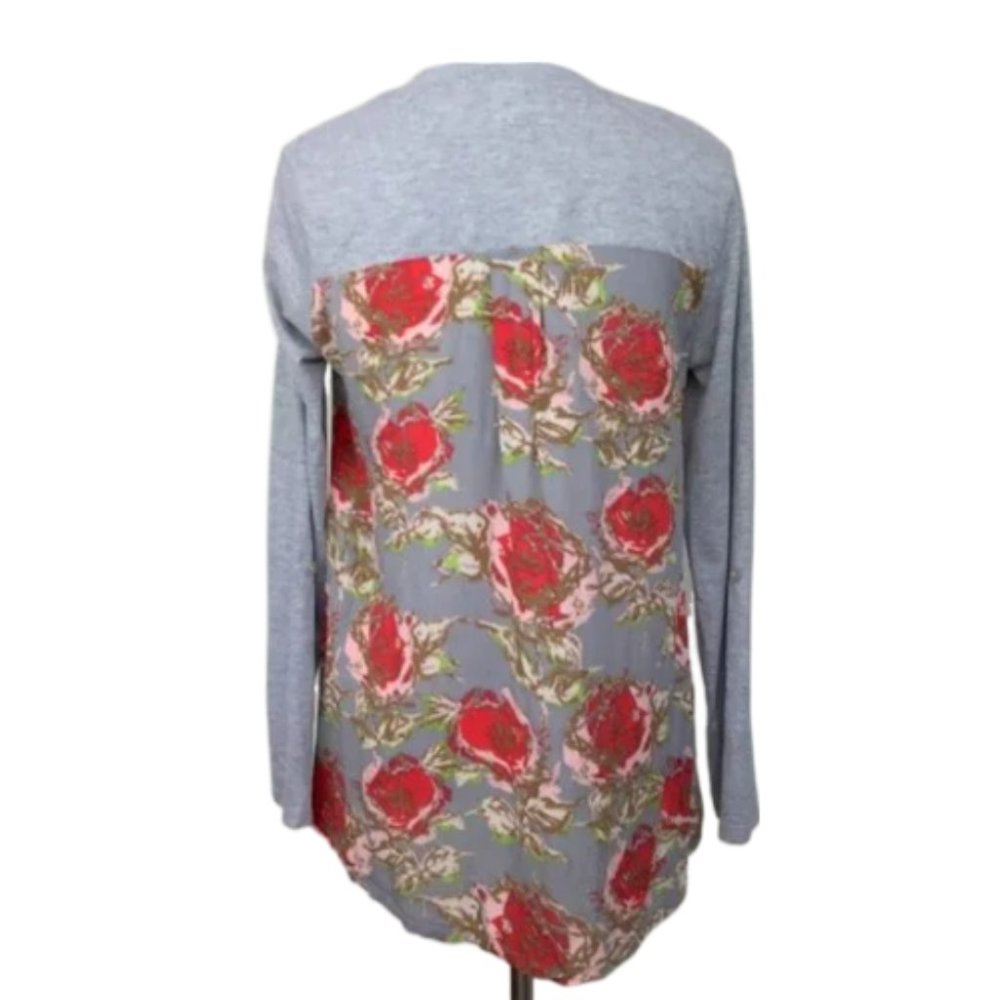 Anthropologie Porridge Hi-Lo Blouse s